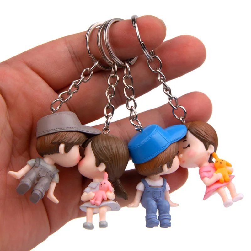 4 шт. набор мультфильм Q Красота брелок милый PVC Фигурки Игрушка Брелок в стиле