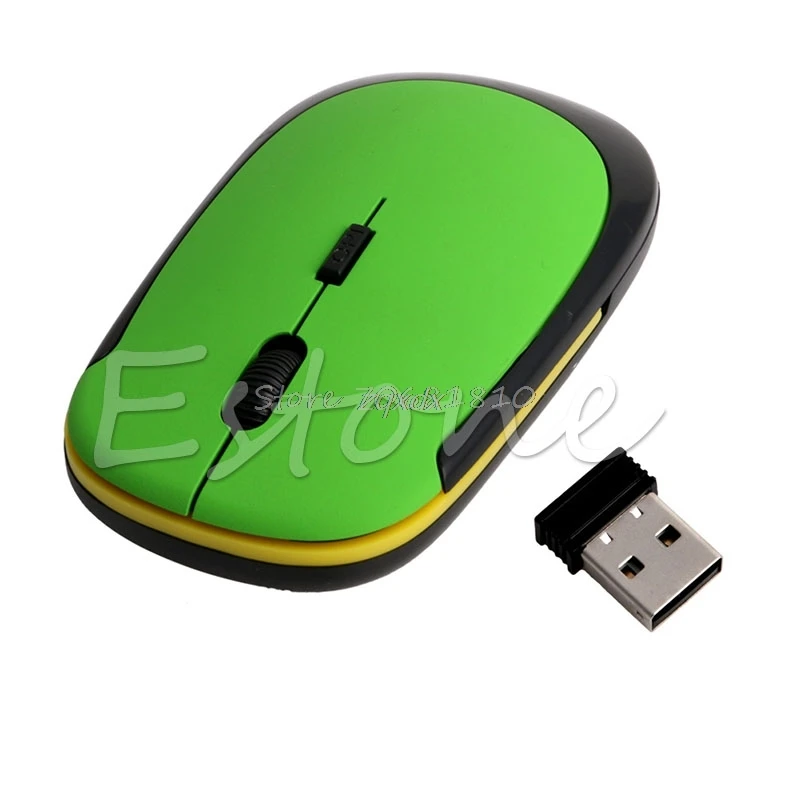 Мини USB беспроводная мышь 2 4G ультратонкая оптическая нано приемник для ноутбука