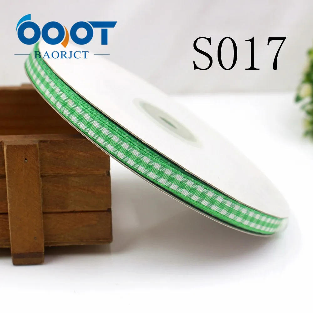 Хлопковая клетчатая лента 1/4 дюйма 6 мм 50 ярдов материалы ручной работы сделай сам