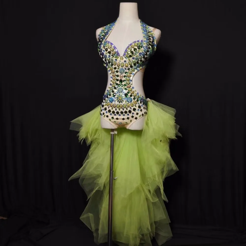 Модное блестящее боди разы сексуальное трико костюм для вечеринки сценической