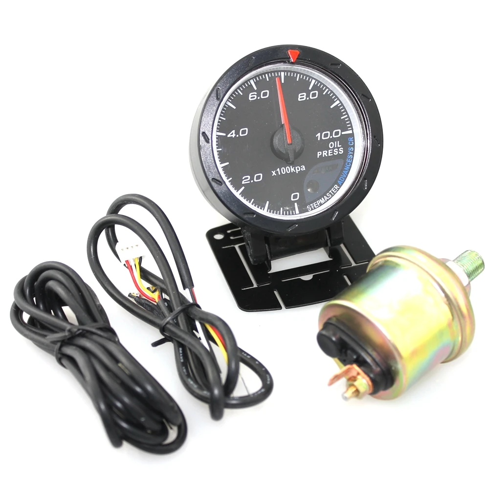 Автомобильный измеритель давления масла черная LED лампа 60 мм|fit|fit stylefit led |