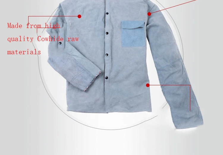 Костюм из воловьей кожи сварочная одежда tig MIG MAG радиационная защита износостойкие изоляционные Комбинезоны для рабочих сварочный костюм
