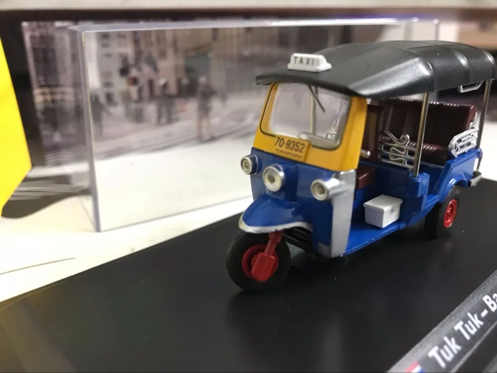 L eo 1:43 тук TUK Bangkok 1980 Бутик брелок для автомобильных ключей игрушки детей модель в