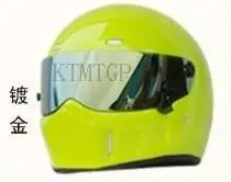 DIY CRG ATV-1 Персонализированная наклейка "Simpson" мотогонок полный шлем F1 Capacete De Moto Riding Cascos Motorrad - Цвет: Silver