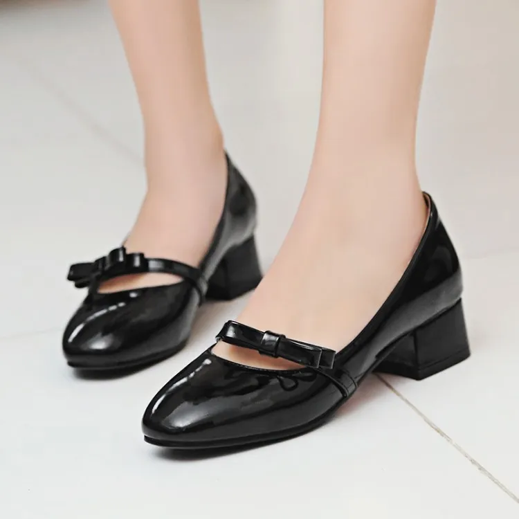 Женские туфли на высоком каблуке лодочки с квадратным носком и закрытым большой