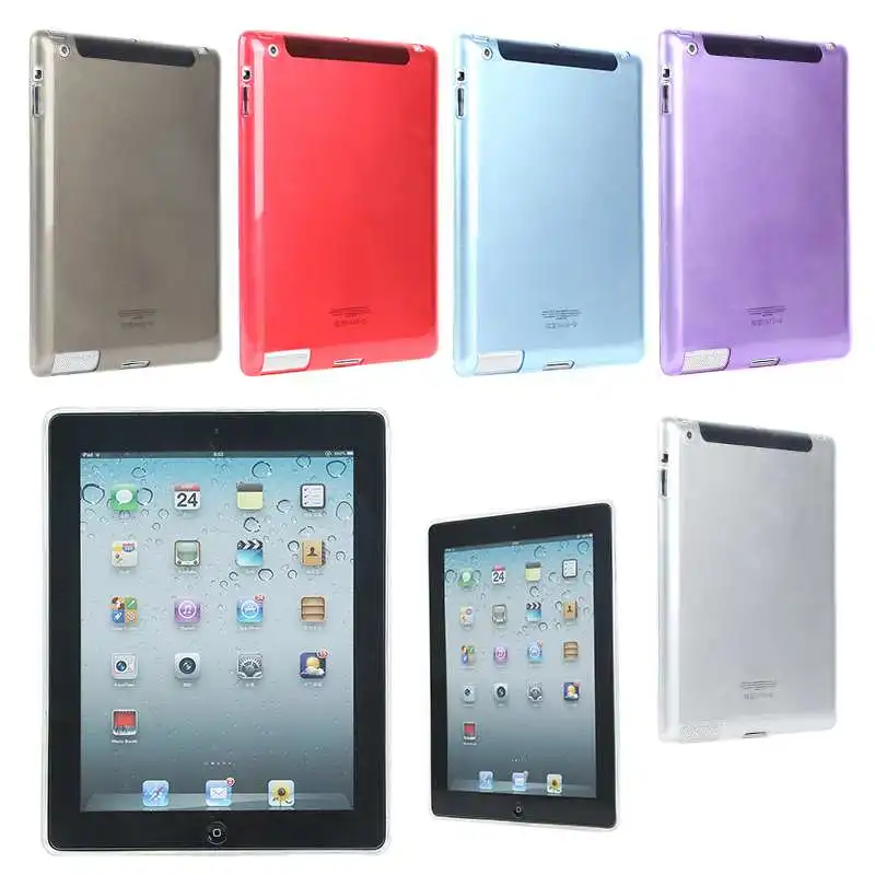 Чехол для iPad 2 3 4 прозрачный силиконовый штамп Мягкий ТПУ чехол планшета 2/3/4|Чехлы