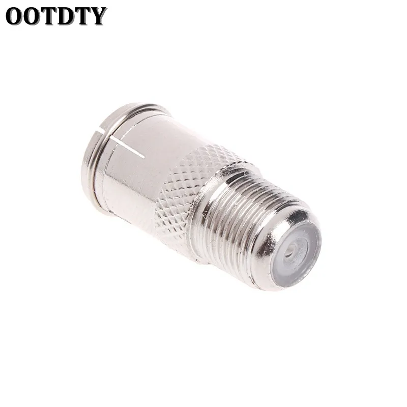 OOTDTY 10 шт. Quick Fit F разъем штекер Женский адаптер-Push On RF коаксиальный