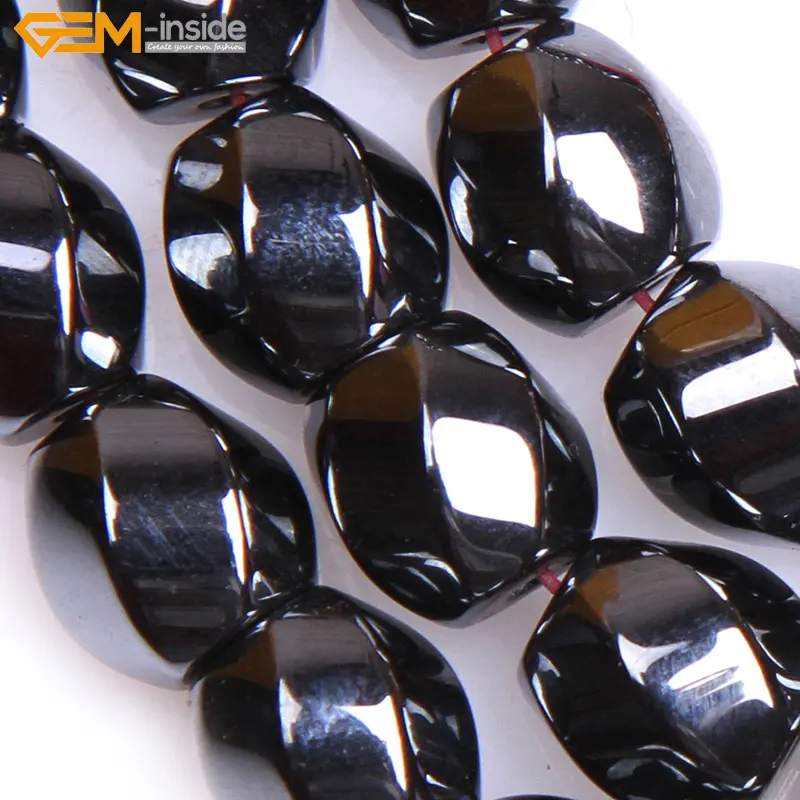Бусины Из Натурального круглого хрусталя с черным магнитом 8 мм 15 дюймов|stone