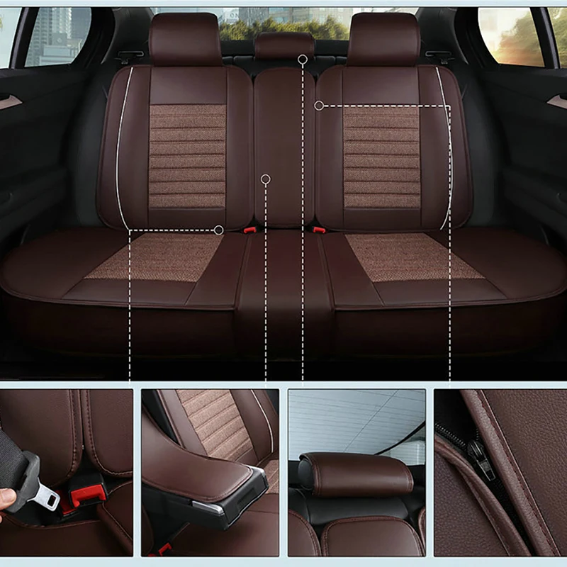 Kalaisike универсальный чехол для автомобильных сидений Renault все модели duster Captur megane
