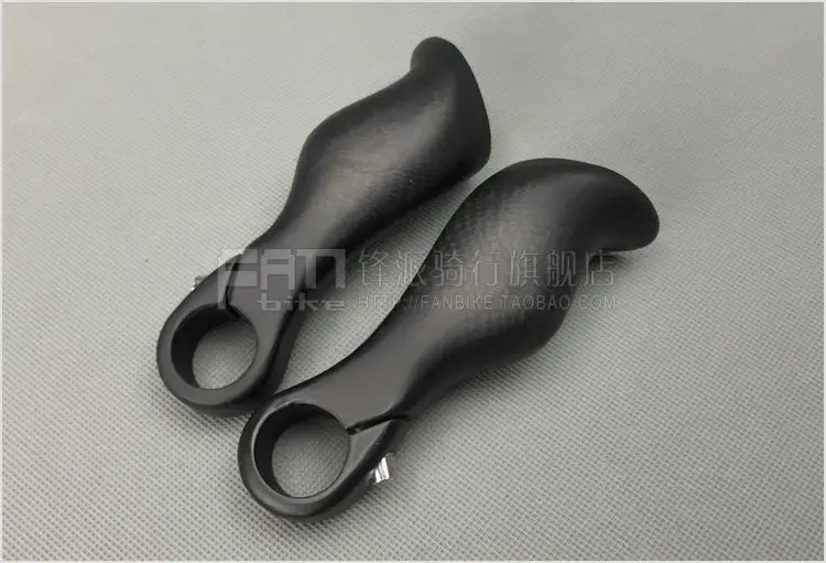 Без логотипа матовый 3K полностью углеродное волокно горный велосипед MTB руль для