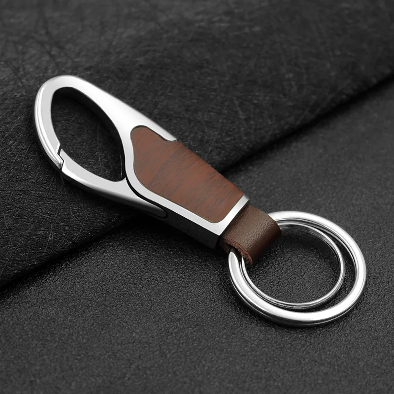 Новые женские кожаные высококачественные металлические брелки деловые