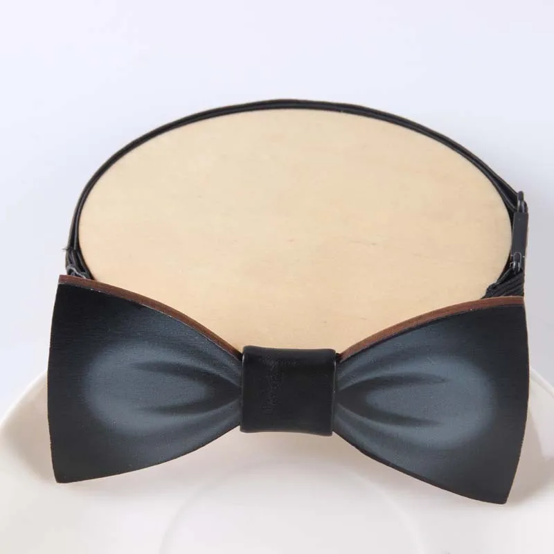 classical black w R Персонализированные свадебные деревянные галстуки-бабочки, мужские аксессуары, красочные деревянные галстуки-бабочки ручной работы с героями мультфильмов - Цвет: classical black w R