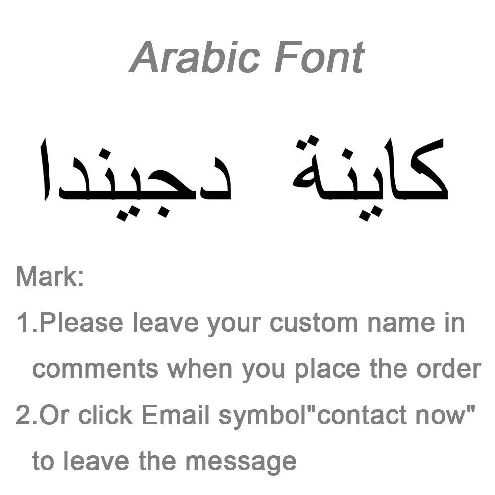 Arabic Font Любое персонализированное имя ожерелье кулон из сплава Элисон шрифт завораживающий кулон пользовательское имя ожерелье персонализированное ожерелье - Окраска металла: Arabic Font