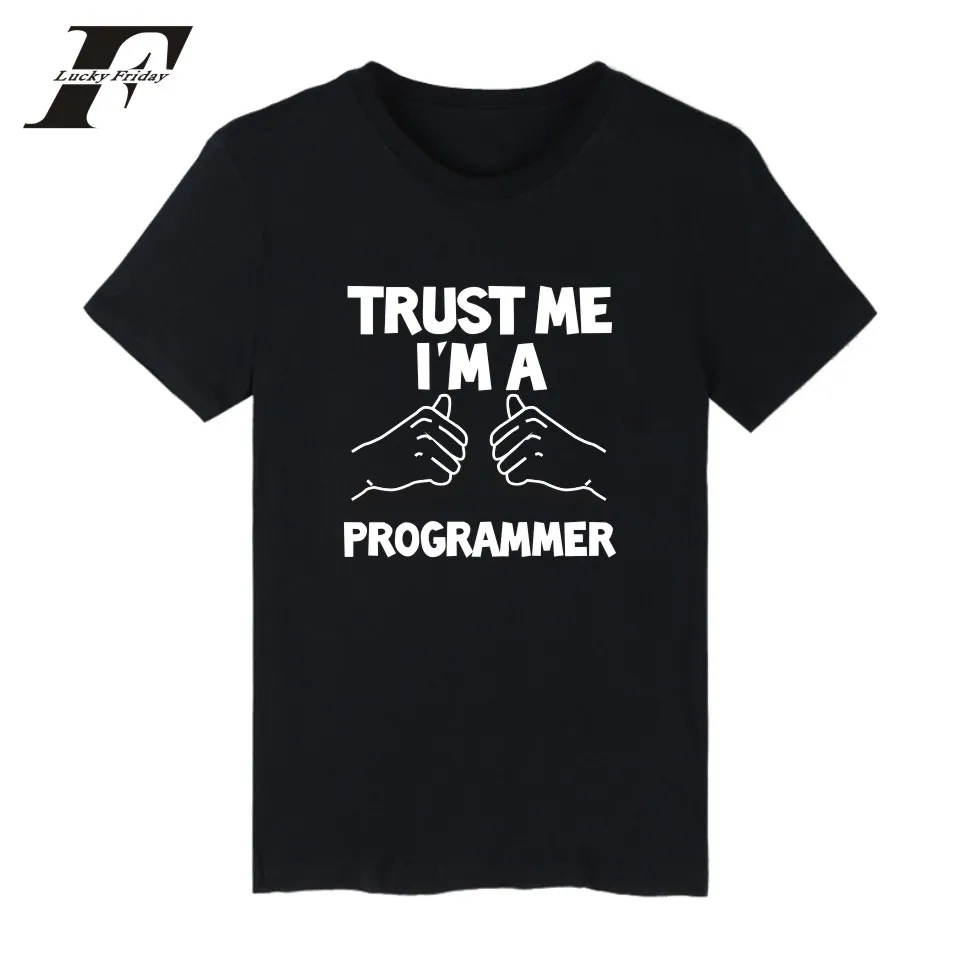 Trust Me I'm A Programmer language C++ Java с принтом логотипа, футболка с коротким рукавом, хлопковая футболка для программиста