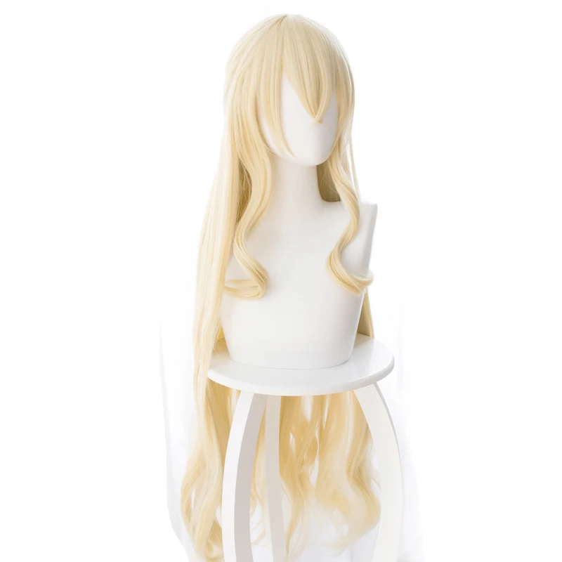 Парик для косплея истребителя из аниме гоблина светло-Золотые длинные прямые