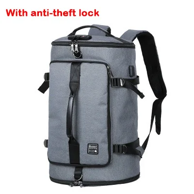 grey blue B SNUGUG 17 дюймов рюкзак для ноутбука большая Вместительная дорожная сумка для подростков школьные сумки нейлоновые водонепроницаемые Рюкзаки для компьютера Новинка - Цвет: grey blue B