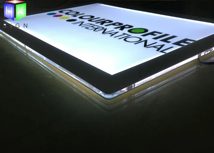 A4 с двумя боковыми окнами висящий светодиодный индикатор рекламный дисплей|sign