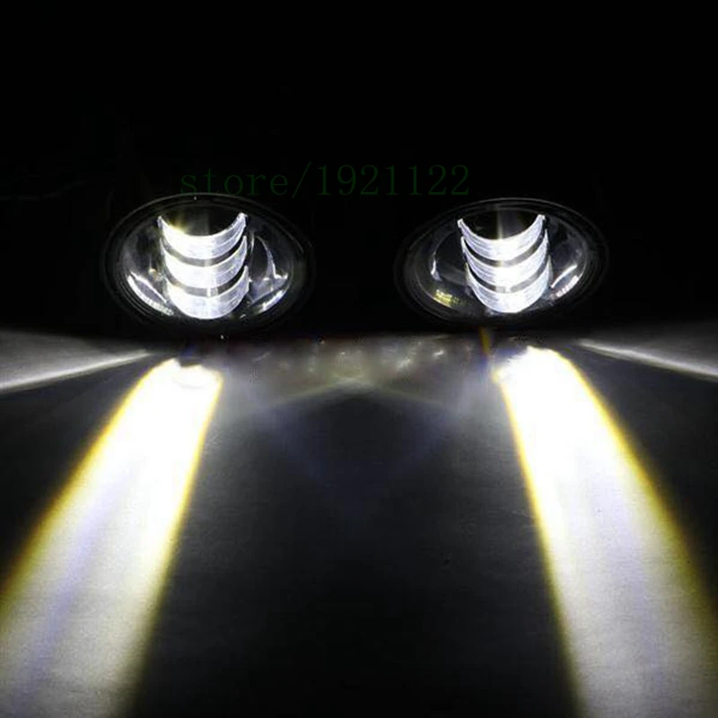 Черный хром 4 5 &quotсветодиодные фары мотоцикла 1/2&quot круглые противотуманные