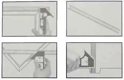 BlACK TOOLS Stainless steel adjustable square 300MM Carpenters' rules 45 degree | Инструменты