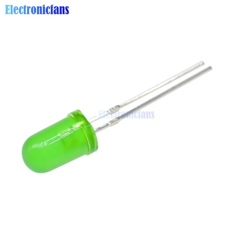 Супер яркая светодиодная лампа 5 мм зеленого цвета 100 шт.|led 5mm|led 5mm green100pcs led |