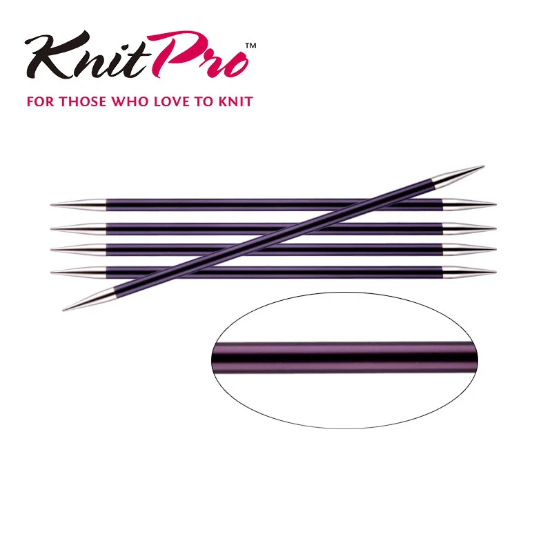 1 шт. Knitpro Zing 20 см двойная остроконечная вязальная игла