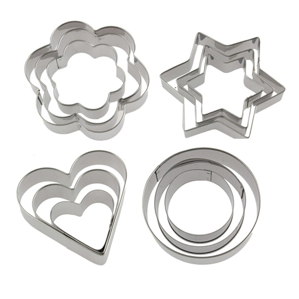 12 шт. формочки для печенья из нержавеющей стали|kitchen tool|kitchen tool supplierskitchen cleaning |
