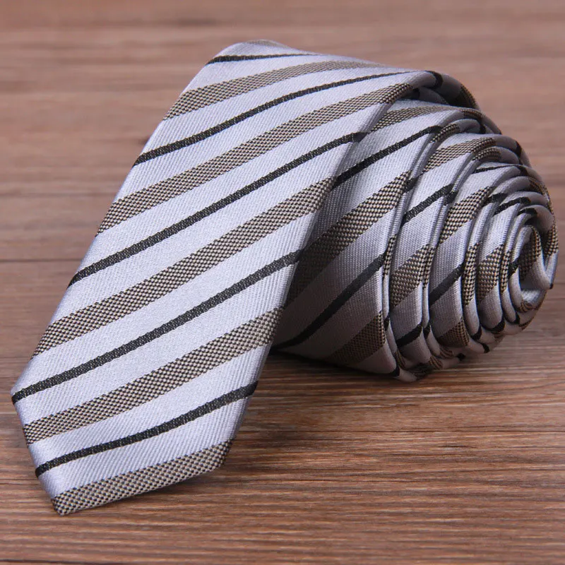 XIANJIAONV Men's Uniform Neck Ties 5cm Skinny Stripe Dot Leisure Fashion Narrow Necktie Korean Brand Designer | Аксессуары для
