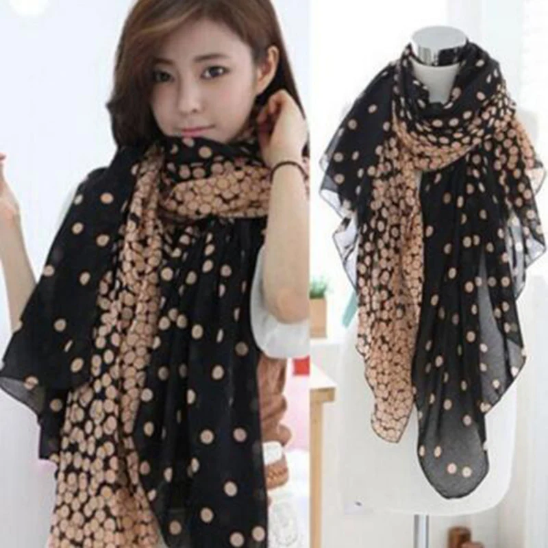 Новый модный трендовый женский длинный шарф шаль с принтом Женская большой