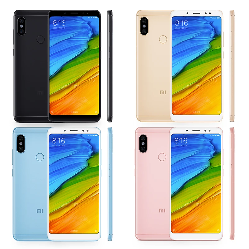 Оригинальный Xiaomi Redmi Note 5 4 Гб ОЗУ 64 ПЗУ Восьмиядерный процессор Snapdragon 636 99 &quot18:9