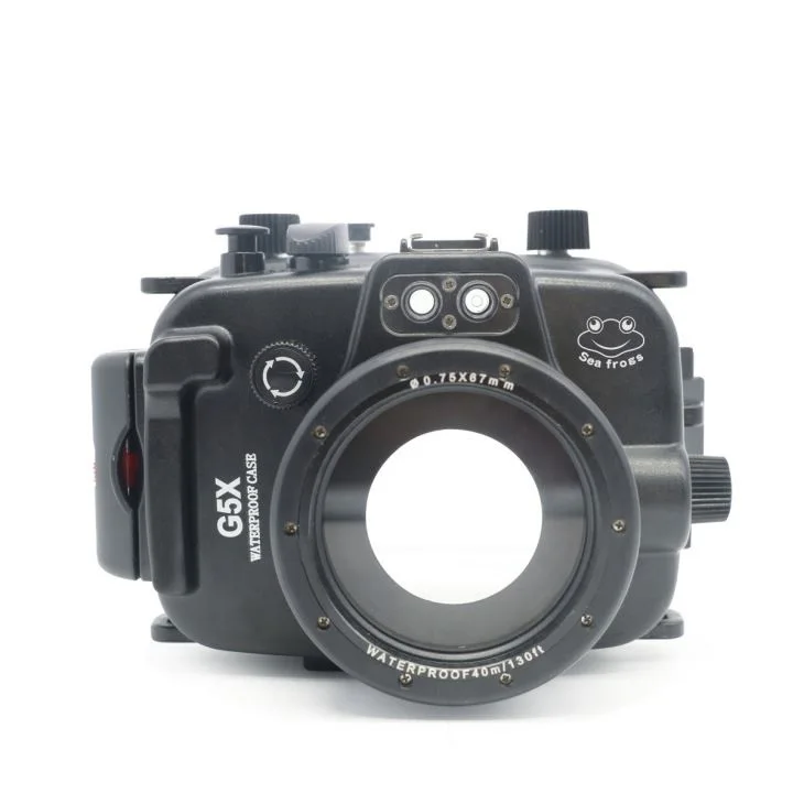 Водонепроницаемый чехол для подводной камеры 40 м/130 футов Canon G5X + 67 мм Круглый