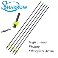 612pcs 8mm fishing fiberglass arrow replaceable arrow safety fishing slider for hunting bowfishing accessories arrow rings
