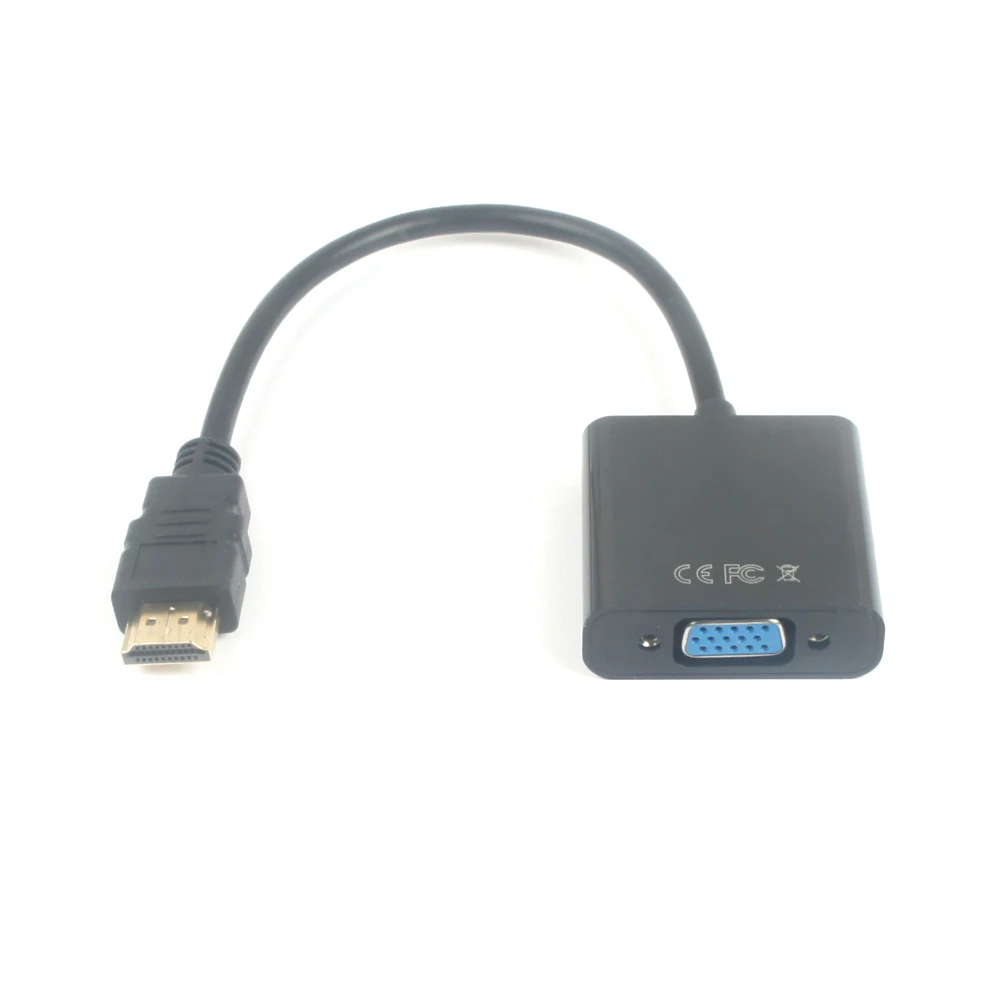 1080P HDMI штекер в VGA гнездо + аудио конвертер видео адаптер для ПК DVD HVA VGA|Кабели VGA| |