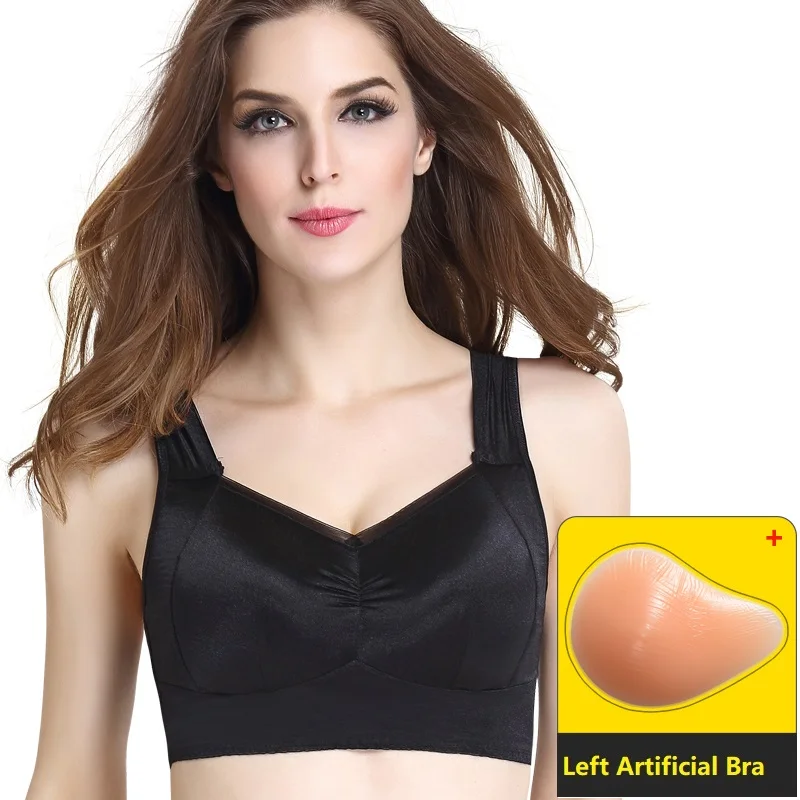 Lady Special Underwear Breast Bra After Breast Cancer Operation Artificial Bra Special Padded Bra No Steel Ring Breathable D1074
