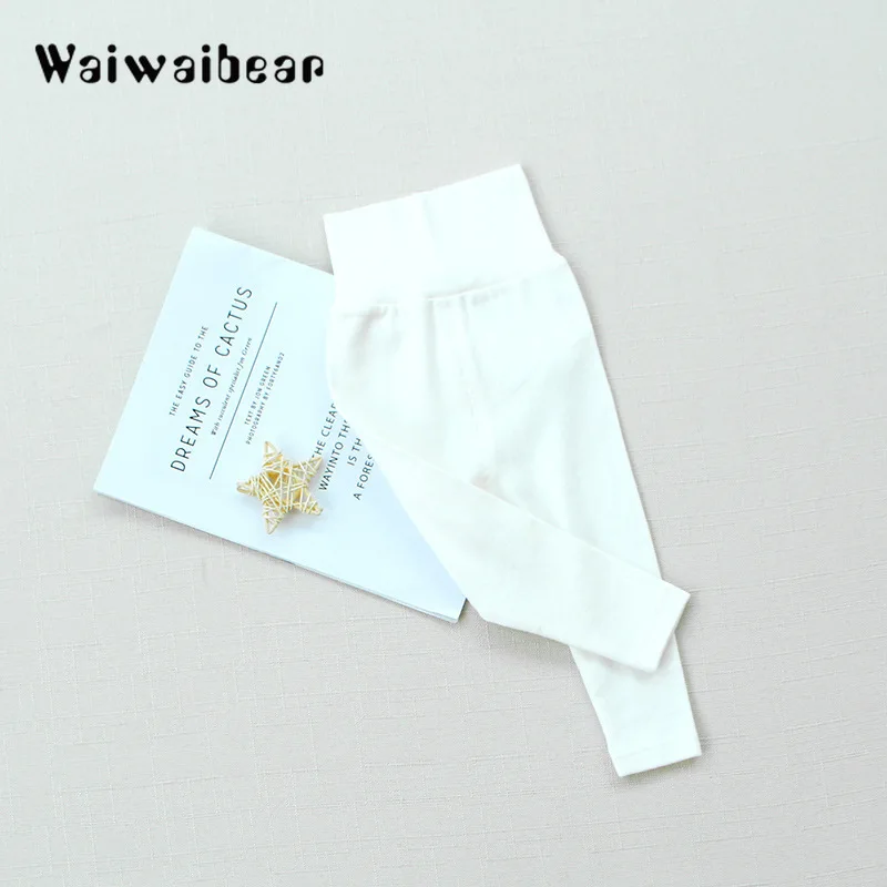 Waiwaibear/Новые осенне-зимние штаны для малышей плотные новорожденных мальчиков и