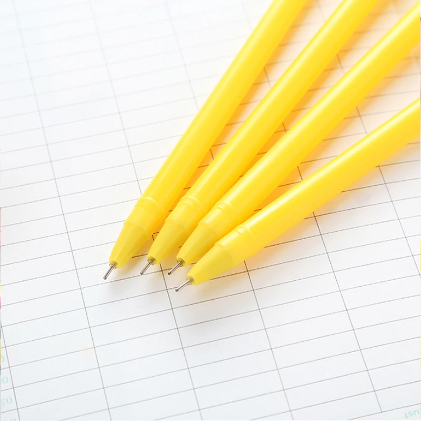 Гелевая ручка 4 шт./лот с милыми мультяшными уродливыми модными утками в форме