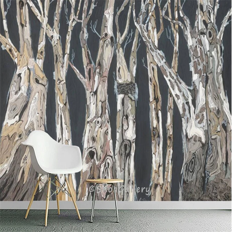 Beibehang Скандинавский современный абстрактный ручной росписи фон для фотографий с