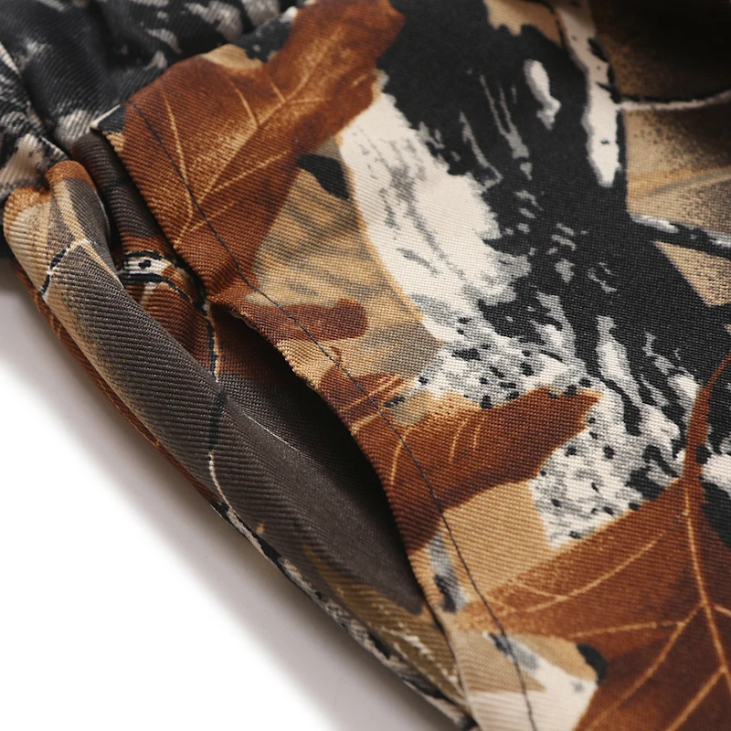 Мужские камуфляжные штаны штаны-шаровары с принтом дерева на весну и осень |