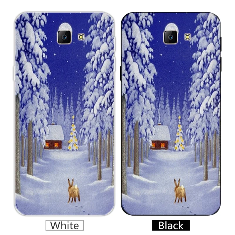 For Samsung Galaxy J5 Prime On5 2016 Merry Christmas Case Silicon TPU Silicone 5&quot Duos G570F Cover |