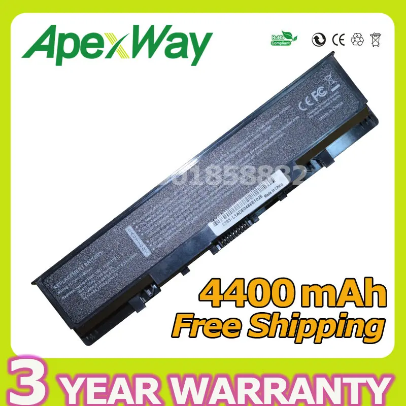 Аккумулятор Apexway для Dell Vostro 1500 1700 Inspiron 1520 1521 1720 1721 530s GK479 GR995 KG479 NR222 NR239 TM980 6