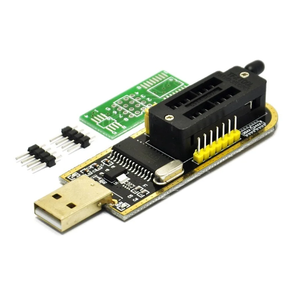 ShenzhenMaker USB программист CH341A серии чип горелки 24 EEPROM BIOS писатель 25 SPI Flash AE1185|Детали и