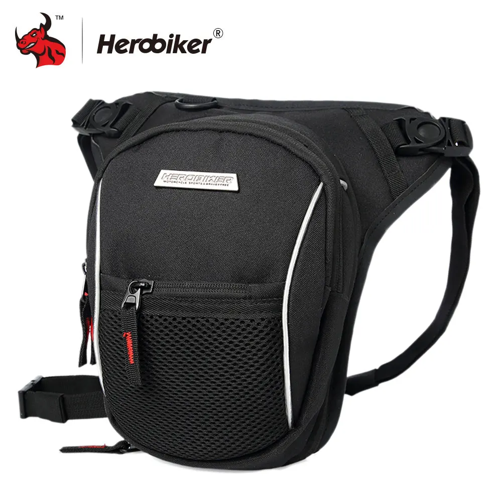 

HEROBIKER, мотоциклетные сумки, водонепроницаемые, мотоциклетные сумки, сумки для багажа, многофункциональные, мотоциклетные поясные сумки, чер...