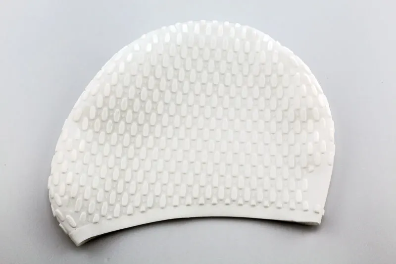 Многоцветная силиконовая шапочка для плавания защита ушей длинные волосы