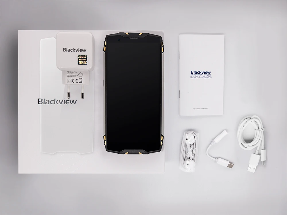 Смартфон Blackview BV6800 Pro IP68 IP69K Face ID 5," FHD 4 Гб+ 64 Гб 16,0 Мп мобильный телефон Восьмиядерный Android 8,0 NFC 4G мобильный телефон