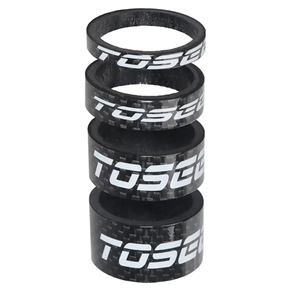 Carbon Fiber Mountain Road Bike Front Fork Gasket Set Headset Spacer Most Bicycle MTB BMX Fixie Gear | Спорт и развлечения