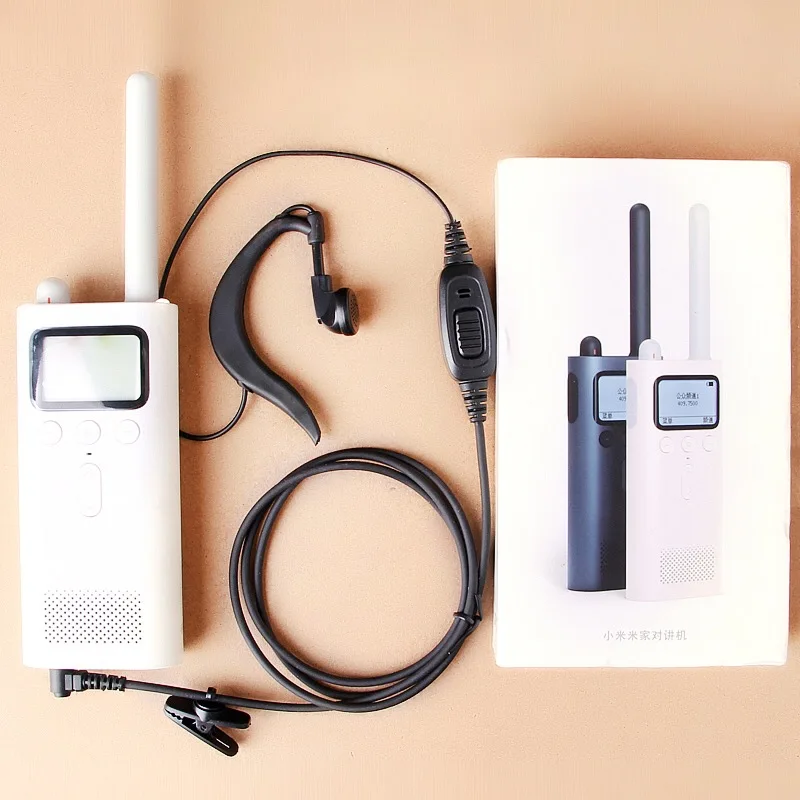 1 штырь 3 5 мм PTT Mic наушники вкладыши Walkie Talkie гарнитура для Xiaomi Mijia Smart Tvalke