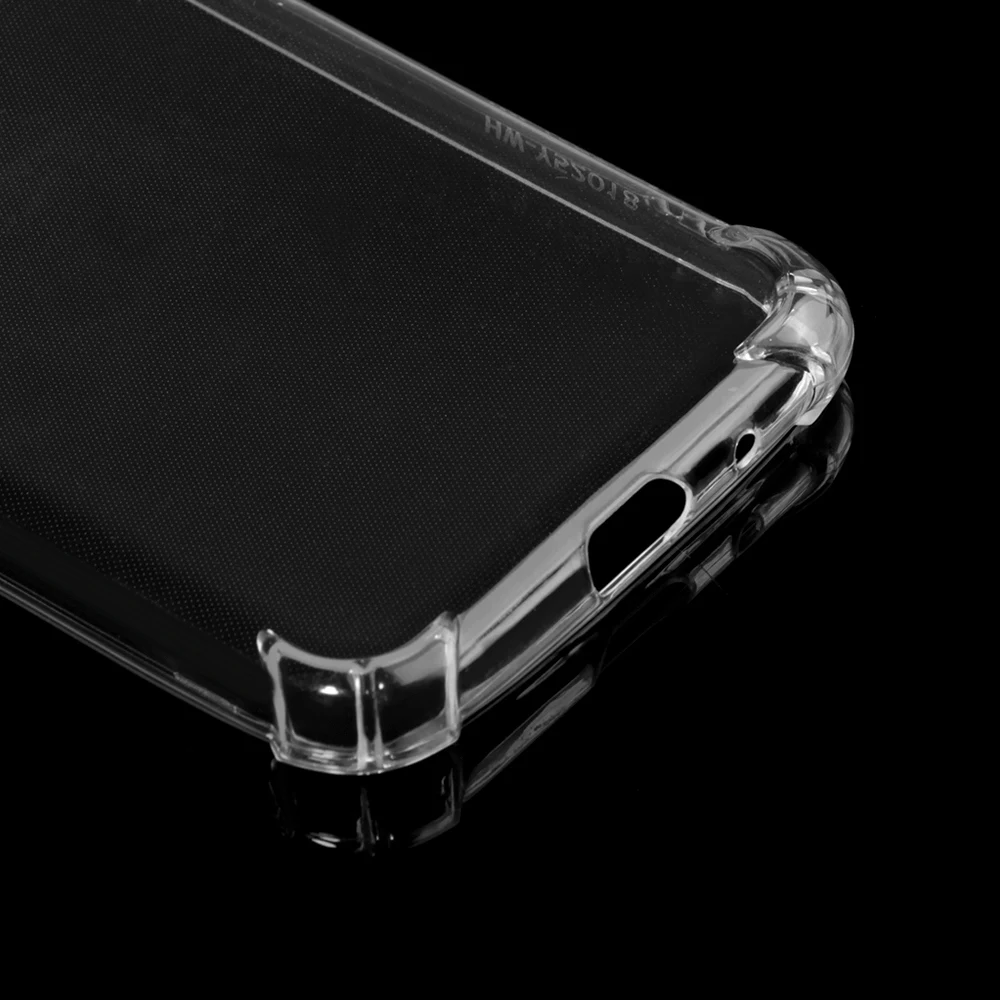High quality transparent reinforced Anti-falling Soft Silicone phone case For Huawei Y5 Prime 2018 coque fundas etui cover cases |