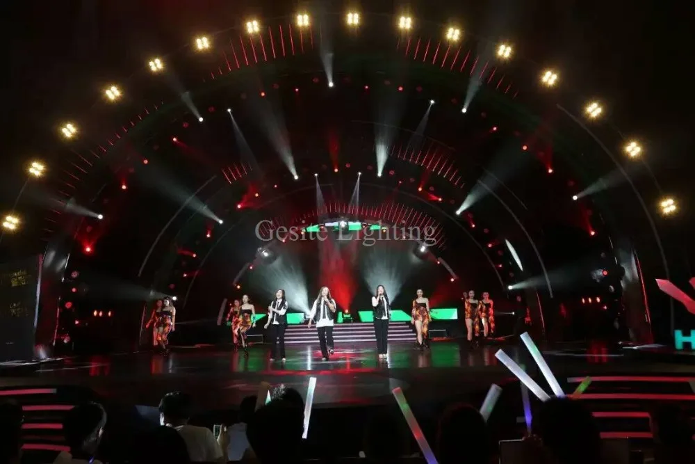 4*100 Вт CW/WW LED Blinder COB DMX контроль сценический прожектор для театральной студии|led