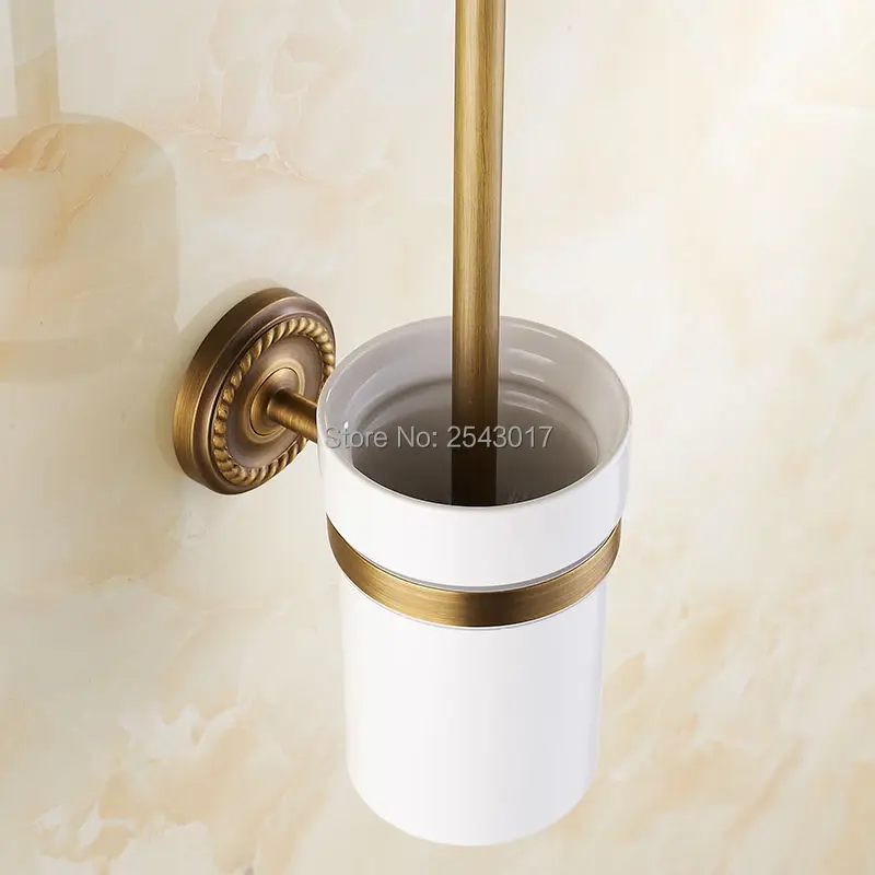 Аксессуары для ванной комнаты держатель туалетной щетки настенная Классическая