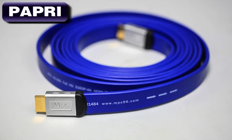 PAPRI MPS HD 280 HiFi 5N OFC + посеребренный HDMI 2 0 3D 24AWG 4K X 2K Аудио Return Ethernet 3840x2160p 4096x2160p|Кабели
