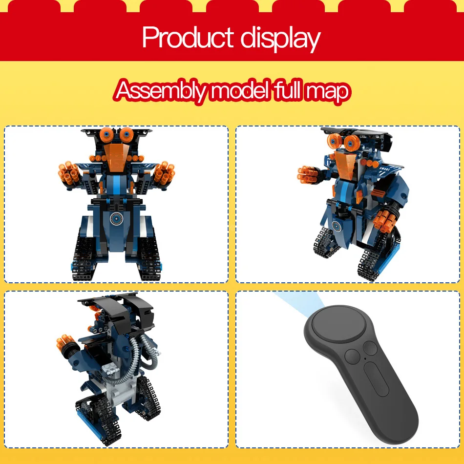 Technic RC пульт дистанционного управления Интеллектуальный робот технология сборки модульный робот DIY Сборные блоки кирпичи игрушки для мальчиков